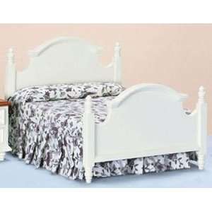  Dollhouse Miniature White Double Bed 