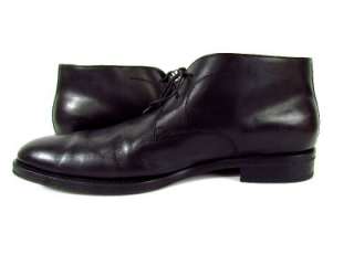   SALVATORE FERRAGAMO dress oxfords ankle boots leather ITALY sz 12 D M