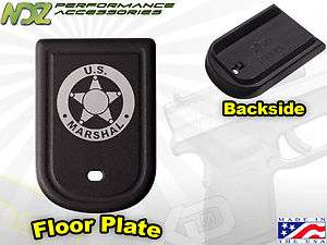 For Springfield XDm 9mm .40 MAG Floor Plate US Marshal  