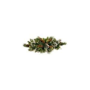  32 Wintry Pine Table with Cones, Red Berries and 