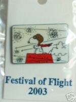 SNOOPY Wright Brothers100th Anniversary Enamel Pin    
