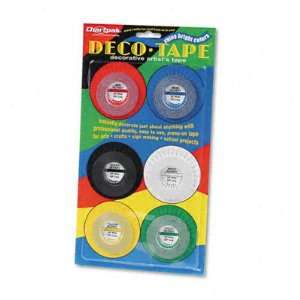  New Deco Bright Decorative Tape 1/8 x 324 Red/Blac Case 