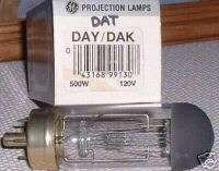 GE Made USA DAY 500/watt SAWYERS Rotomatic Slide Projector Lamp Bulb 