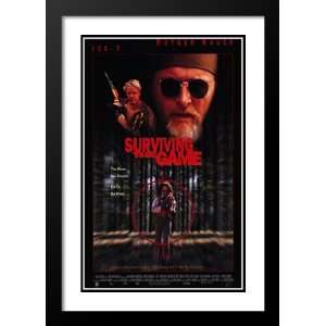  Surviving the Game 20x26 Framed and Double Matted Movie 