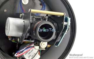 Weatherproof Mini IP Security Camera with PTZ Control (3x Optical Zoom 