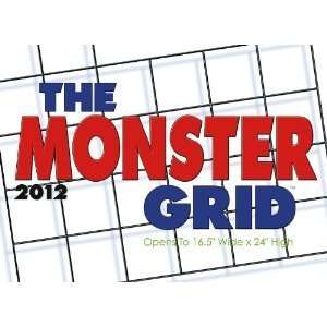 2012 Monster Grid Poster (Size) Calendar [Calendar] ZEBRA PUBLISHING 