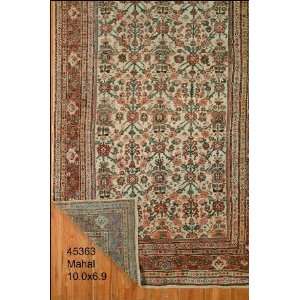    6x10 Hand Knotted Mahal Persian Rug   69x106