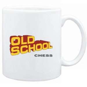  Mug White  OLD SCHOOL Chess  Sports
