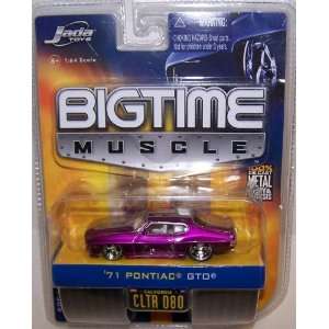   Big Time Muscle 1971 Pontiac Gto in Color Purple No#080 Toys & Games