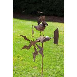    Electrified Toucan Balancer with Windmill Patio, Lawn & Garden