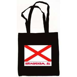 Birmingham Alabama Souvenir Tote Bag Black