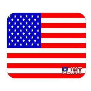  US Flag   Flint, Michigan (MI) Mouse Pad 