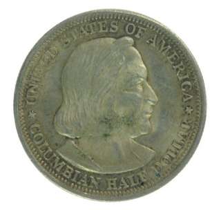 1893 US MINT COMMEMORATIVE COLUMBIAN HALF DOLLAR 50 CENT COINS  