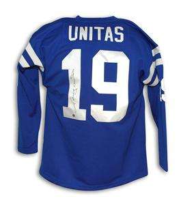 Johnny Unitas Signed Baltimore Colts Authentic Jersey  