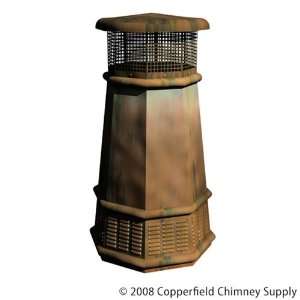  European Copper Chimney Pot   King
