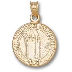  San Jose State 5/8in Pendant 10kt Yellow Gold Sports 