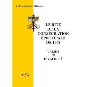  le rite de la consécration épiscopale de 1968 