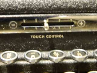 Vintage Royal DELUX TOUCH CONTROL Typewriter Portable with Case 