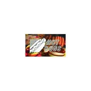  HOT DOGS CAFE SHOP FAST LURE BANNER SHOP SIGN Everything 