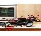 New GORDON RAMSAY 10 pc. HARD ANODIZED COOKWARE SET Red DISHWASHER 