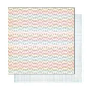  Pink Paislee Snow Day Double Sided Paper 12X12 Cozy 