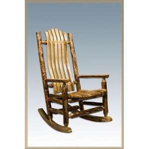 Log Rocker by Montana Woodworks Glacier Country Collection  