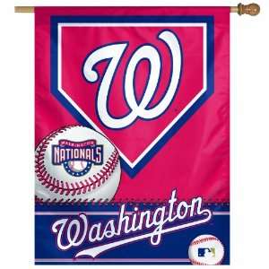  MLB Washington Nationals 27 by 37 inch Vertical Flag 