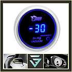   52mm DIGITAL BLUE LED VACUUM GAUGE  EASY TO READ  EASY TO INSTALL