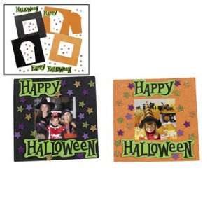 Halloween Glitter Photo Frame Magnet Craft Kit   Craft Kits & Projects 