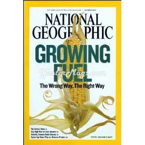  Vintage Magazine Oct 2007 National Geographic Everything 