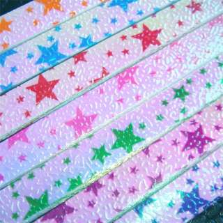 Lucky Wish Star Origami Paper Ribbon   