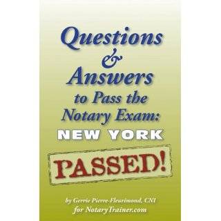 Prepare & Pass the New York State Notary Exam [Perfect Paperback]