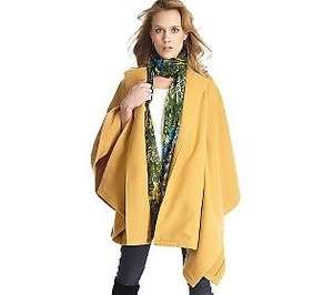 Luxe Rachel Zoe Double Faced Belted Cape 2X A199719  