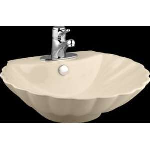   Bone Vitreous China Over Counter Vessel Sink