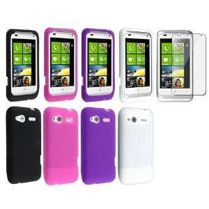 4 Color Silicone Skin Case w/ Free Clear Screen film for 