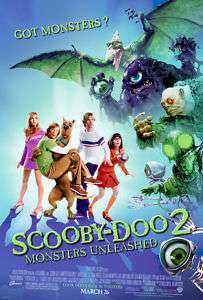 SCOOBY DOO 2 MONSTERS UNLEASHED MOVIE POSTER DS 27x40  