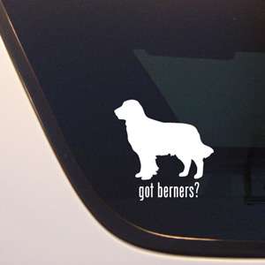 GOT BERNERS? BERNESE MOUNTAIN DOG DECAL   DOGS STICKER  