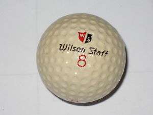 Vintage Golf Ball W/S WILSON STAFF / same 1.62 UK Size  