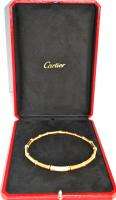  Authentic Cartier 18kt Gold & Diamond Necklace w Cartier 