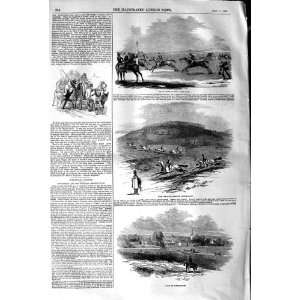  1845 NEWMARKET HORSE RACING SPORT TRAINING GROUND