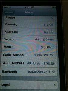 Apple iPod touch 8 GB (2nd Generation) [OLD MODEL] 0784090092267 