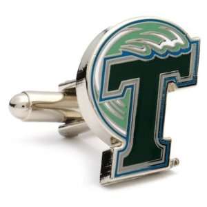  Tulane Green Wave Cufflinks/Stainless Steel Jewelry