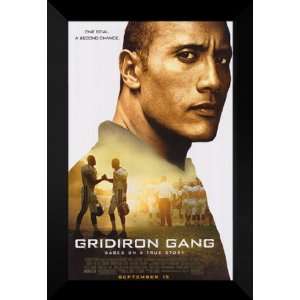  Gridiron Gang 27x40 FRAMED Movie Poster   Style B 2006 