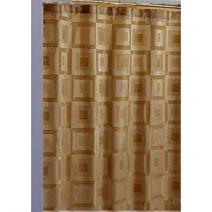  Croscill Metro Fabric Shower Curtain Antique Gold