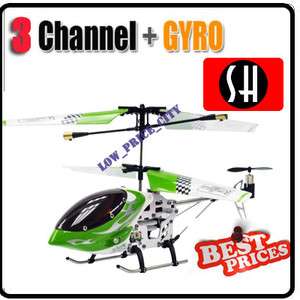 GYRO 3 Channel Micro Mini RC Helicopter 6020 1 GREEN  