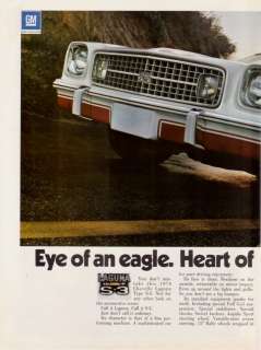 1974 Chevy Chevelle Laguna Type S 3 Photo 2pg print ad  