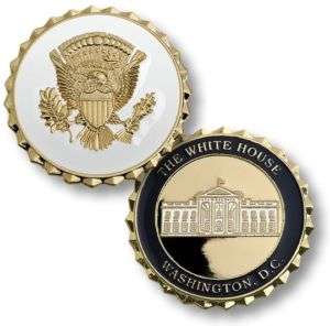 WHITE HOUSE VICE PRESIDENT SERVICE BADGE CHALLENGE COIN  