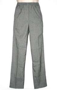 ALFRED DUNNER Grey Pinstripe Pants 8 10 12 14 16 18 NWT  