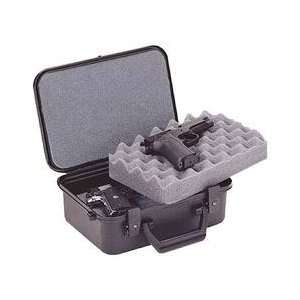 XLT 12 2 Pistol Gun Case, Keylock Latches, Black, Warranty  