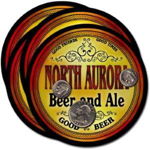  North Aurora , CO Beer & Ale Coasters   4pk Everything 